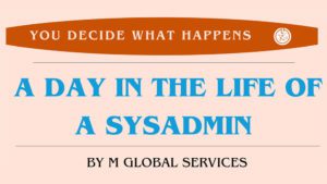 A Day in the Life of a SysAdmin - mock book cover