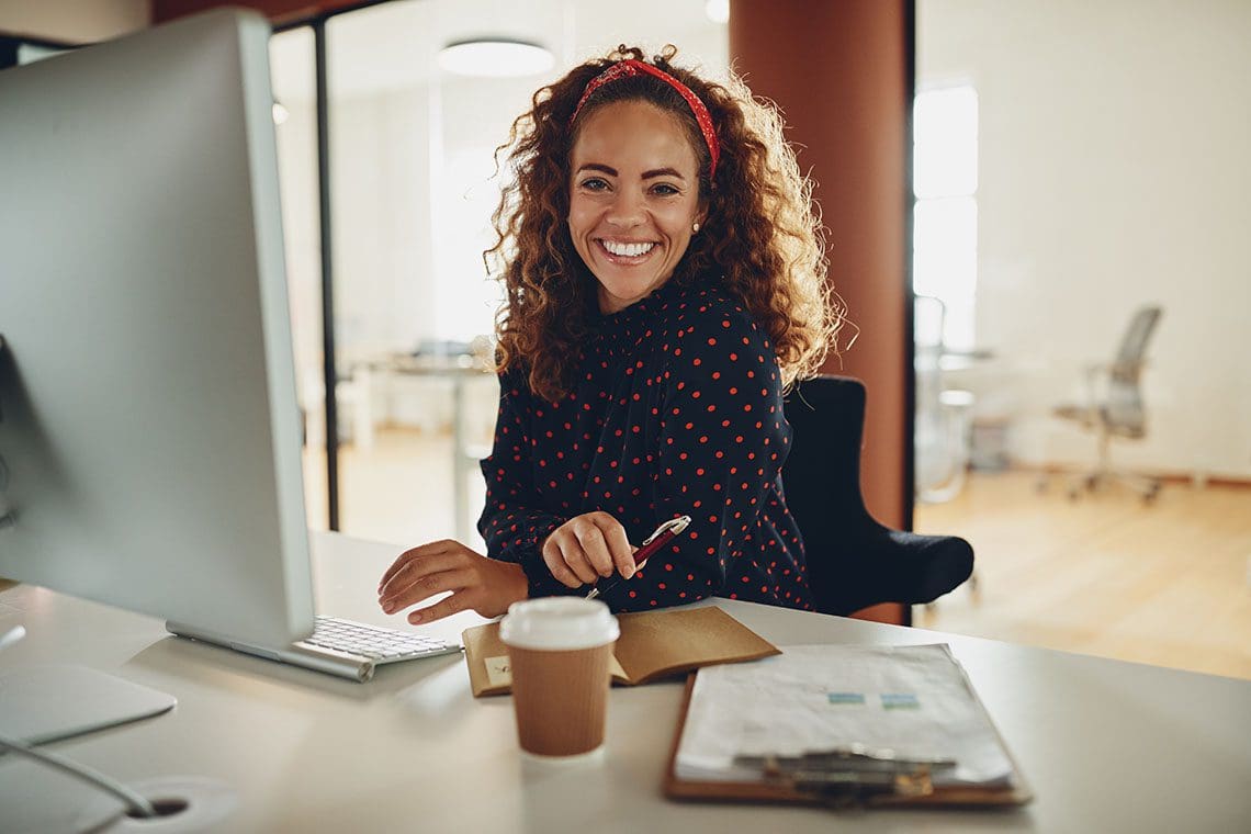 Woman in Office