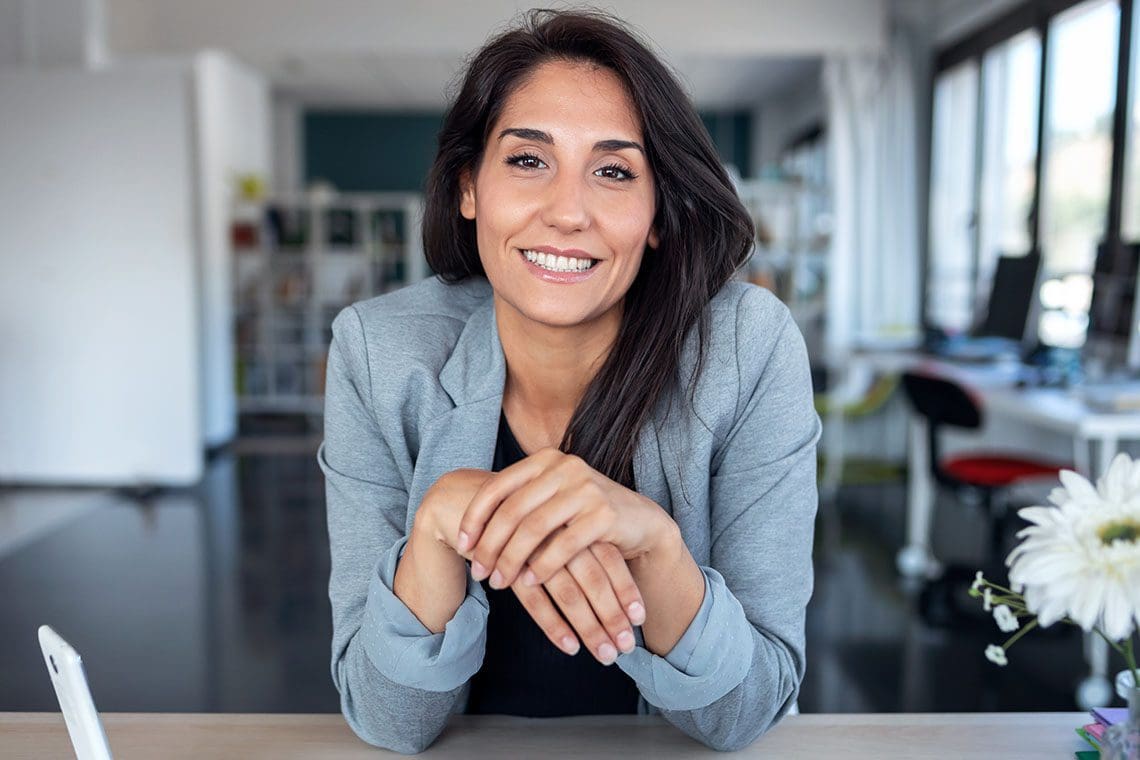 Woman in Office