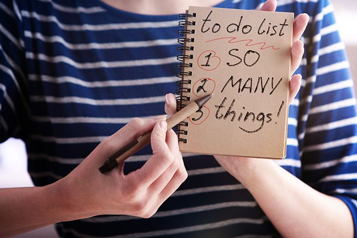 To-Do list that reads So Many Things