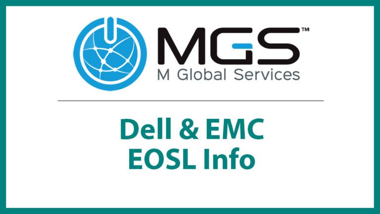 M Global Services logo - Dell & EMC EOSL Information