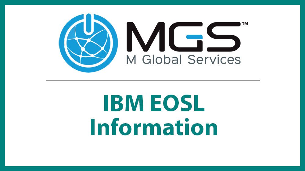 M Global Services logo - IBM EOSL Information